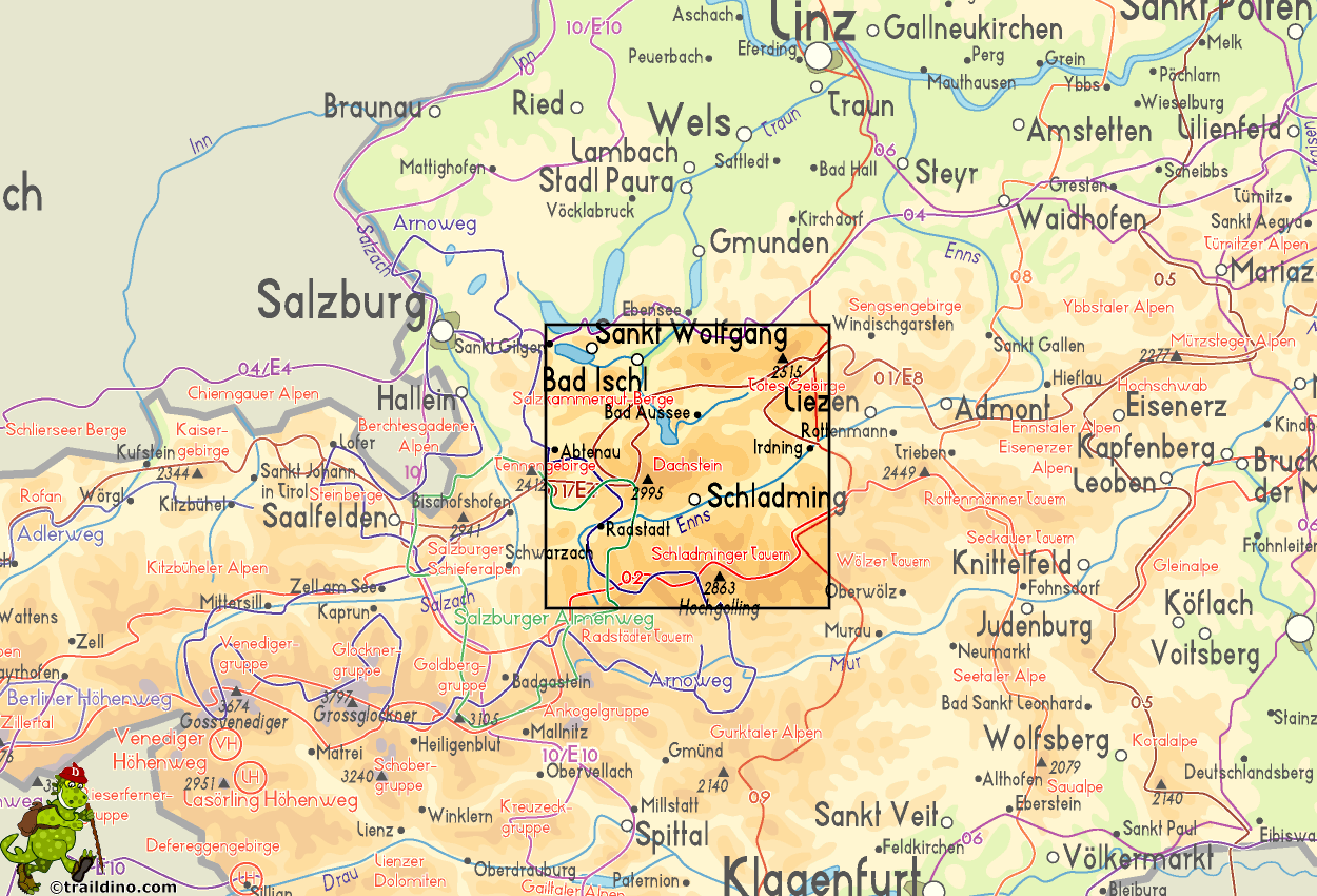 Map Dachstein