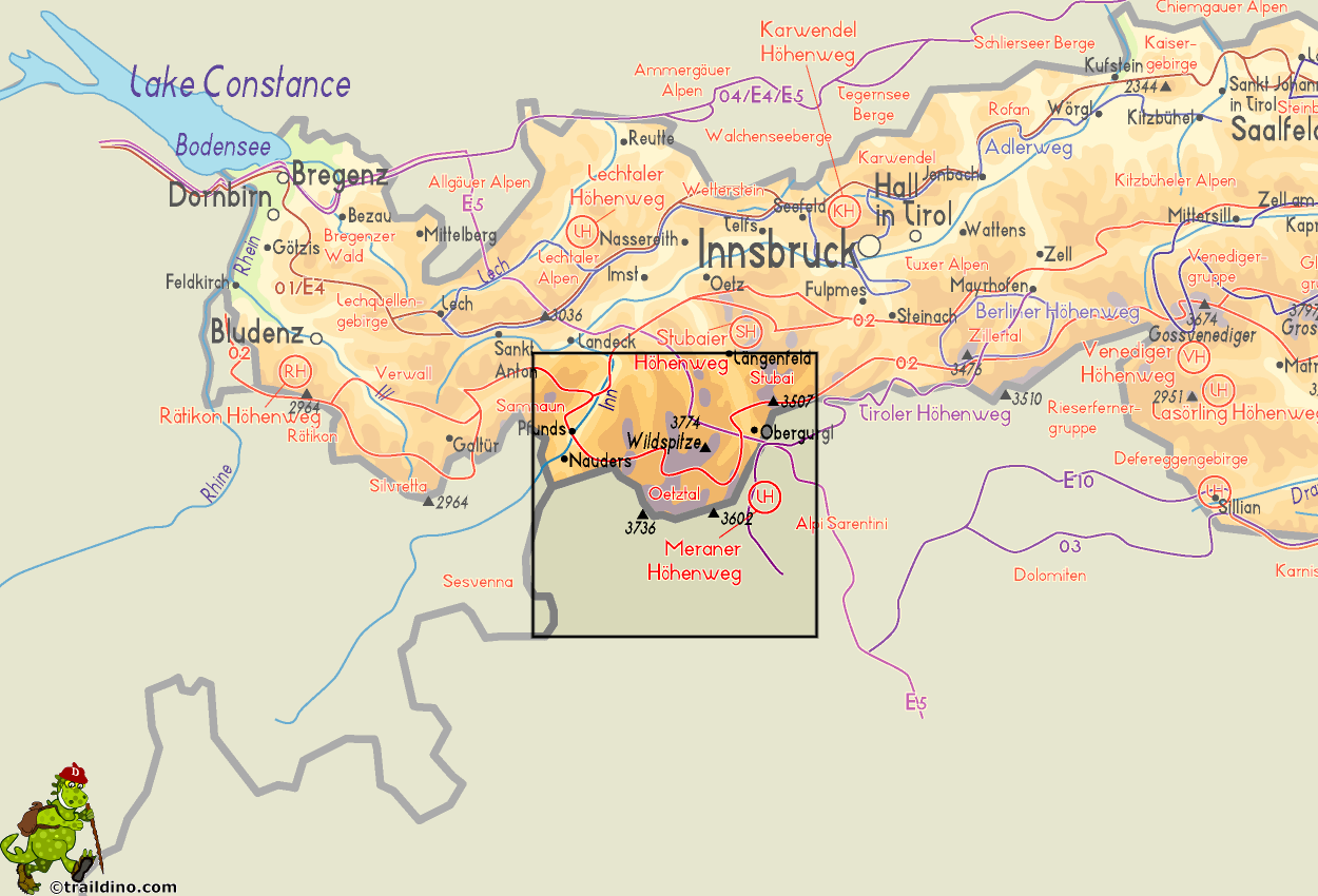 Map Ötztal