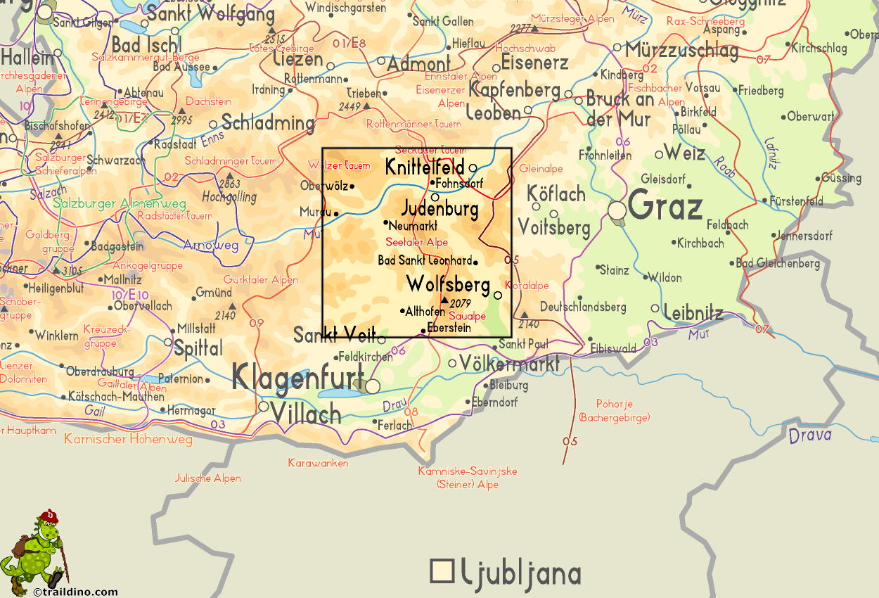 Map Seetaler Alpe