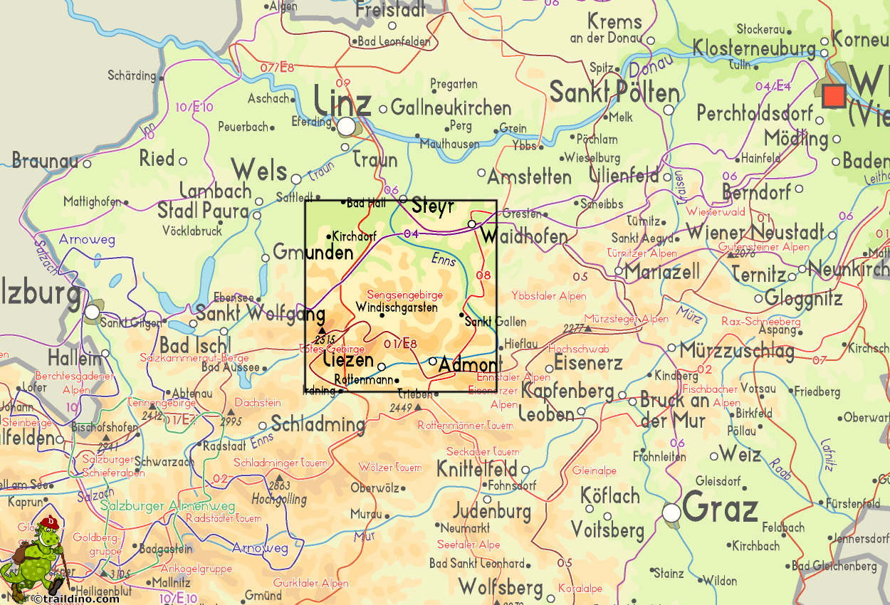 Map Sengsengebirge