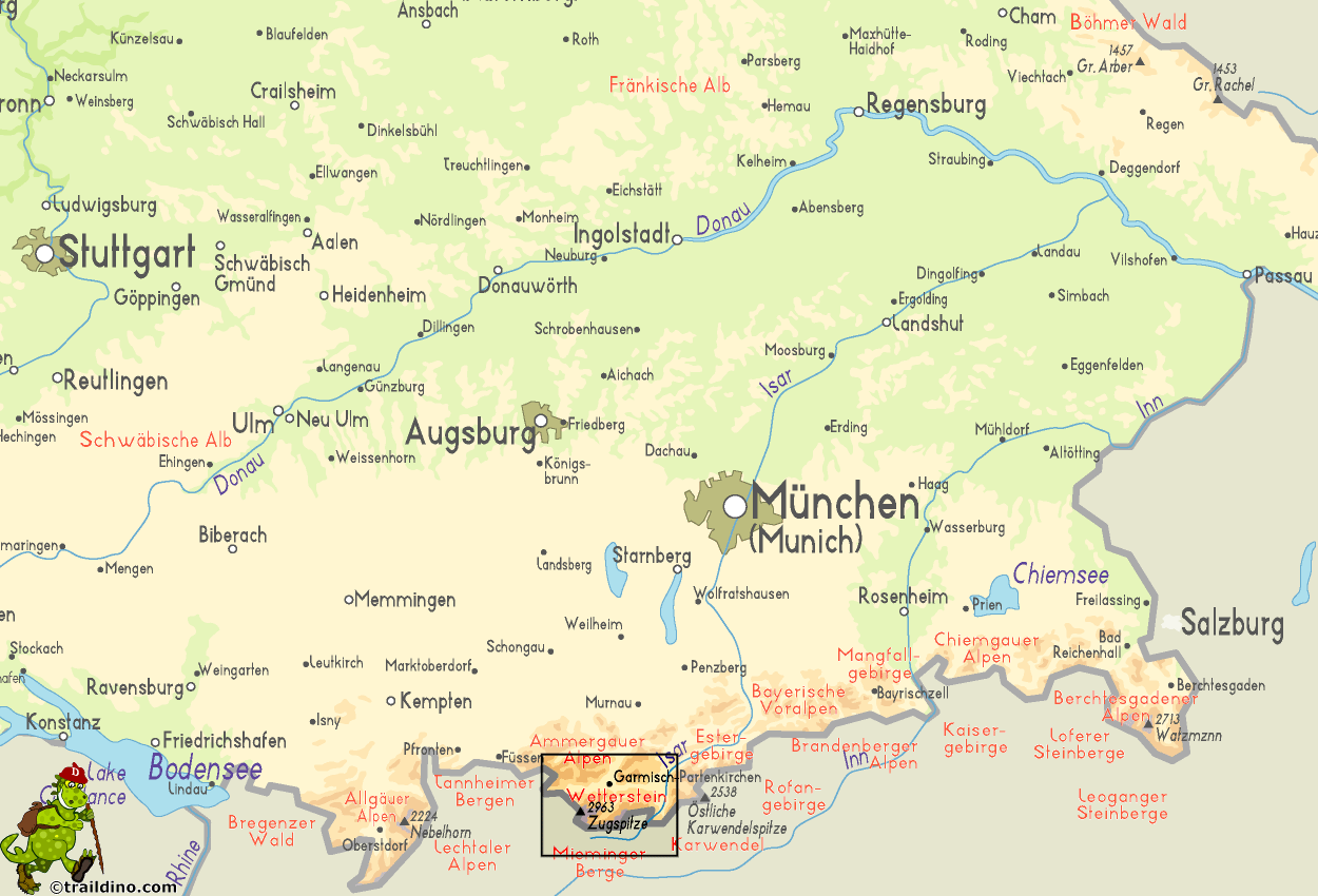 Map Wetterstein