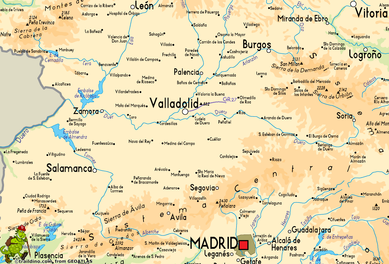 GR27 Sendero del Valle Esgueva