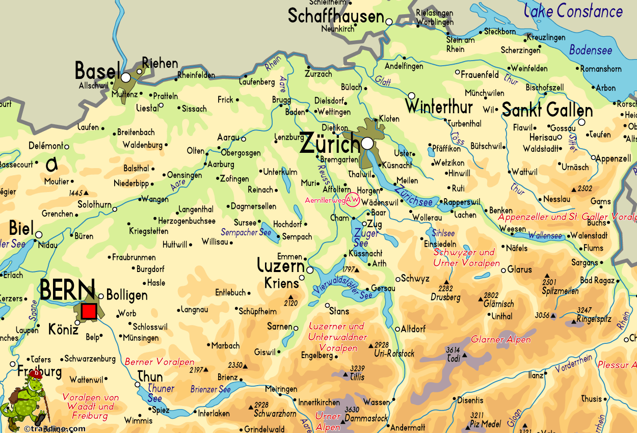 Map Ämtlerweg