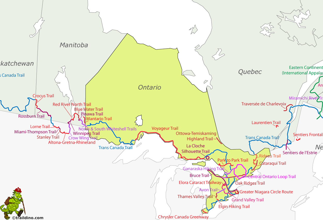 Hiking Map Ontario